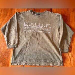 Vintage 90s E.N.U.F Internationale Crewneck Sweatshirt Medium